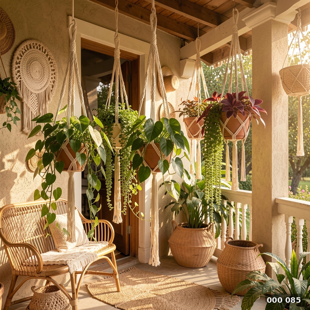 Macrame cluster