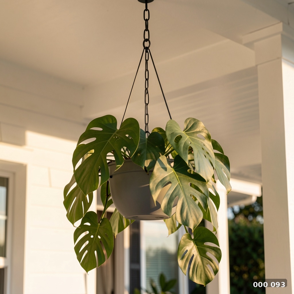 Minimalist modern hanging basket