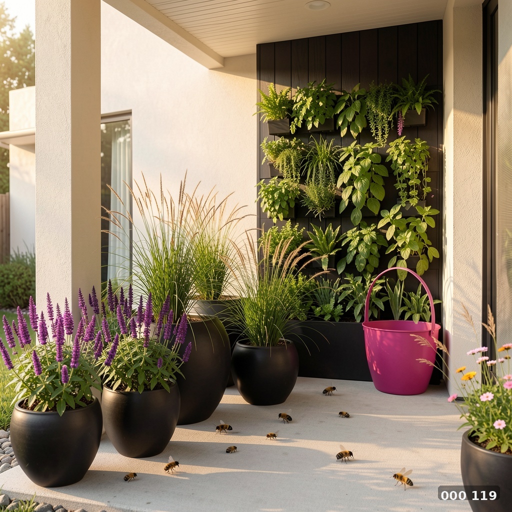 Modern pollinator porch