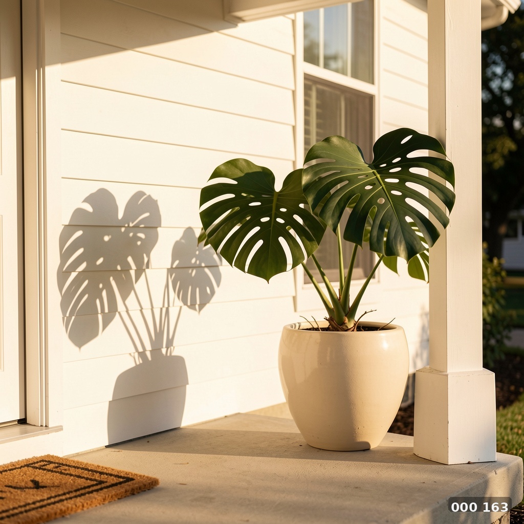 Monstera floor planter