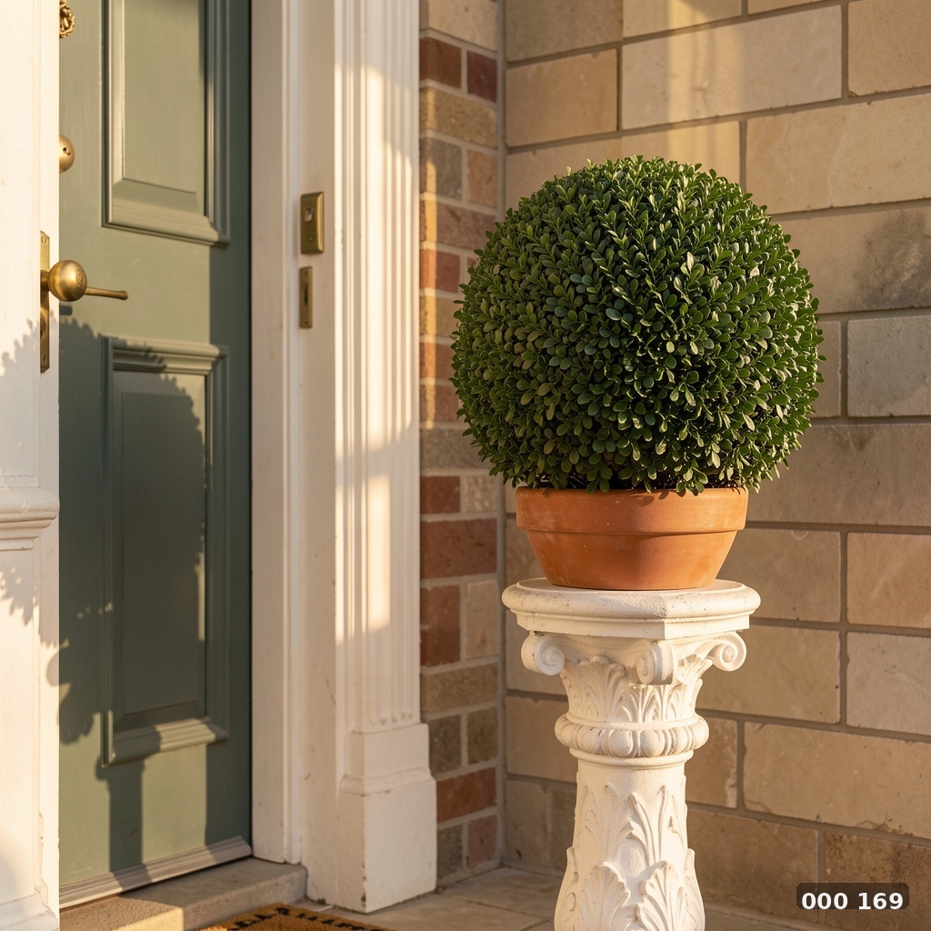Topiary on pedestal