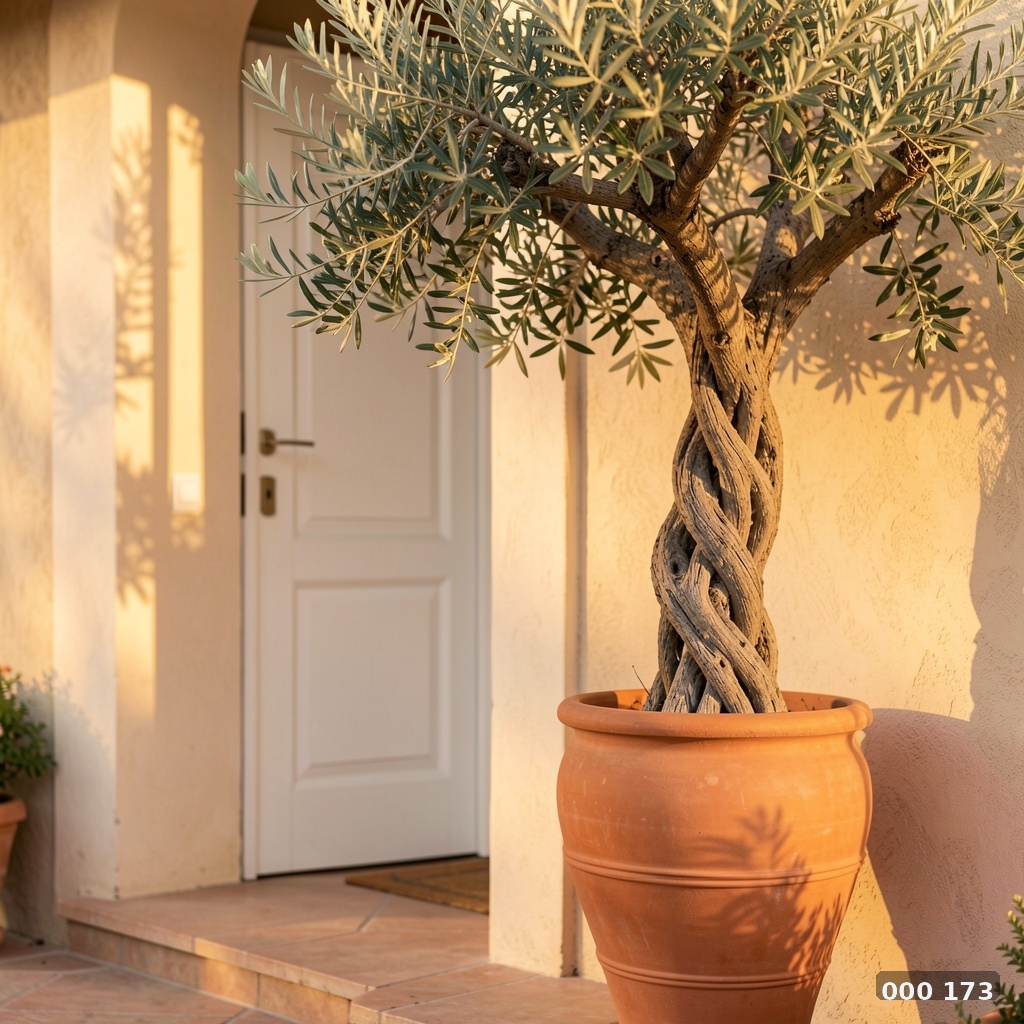 Olive tree urn